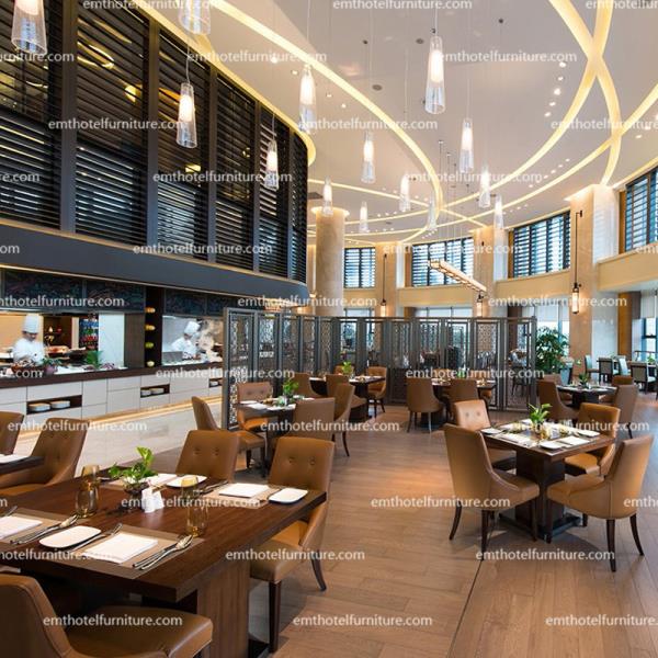 أثاث الفندق أثاث المطعم الصيني التجاري: طاولات وكراسي وبار براز