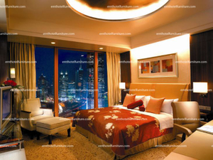 أثاث غرفة نوم فندق Pudong Shangri-La ، الشركة المصنعة للأثاث التعاقدي